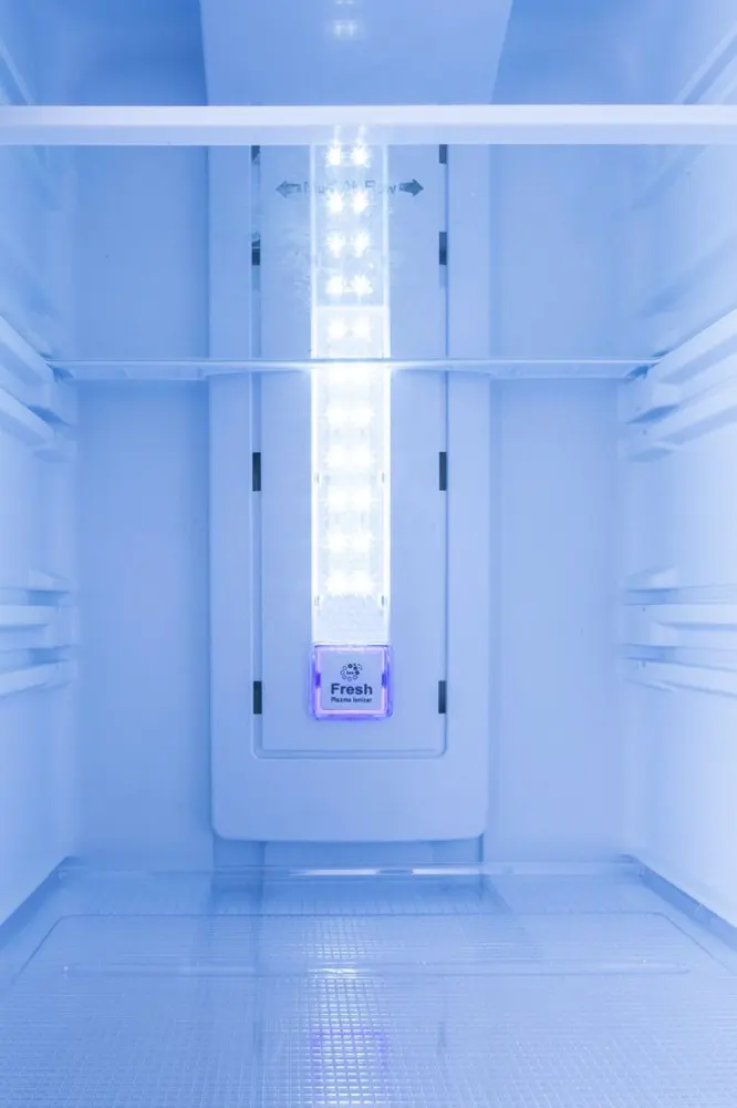 Fresh Modena Refrigerator, No Frost, 397 Liters, 2 Doors, Plasma, Black, FNT-BR470KGMod