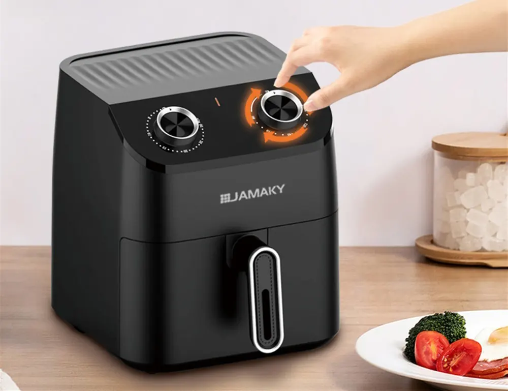 Jamaky Air Fryer without Oil, 1800W, 5.5L, Black, JMK5004