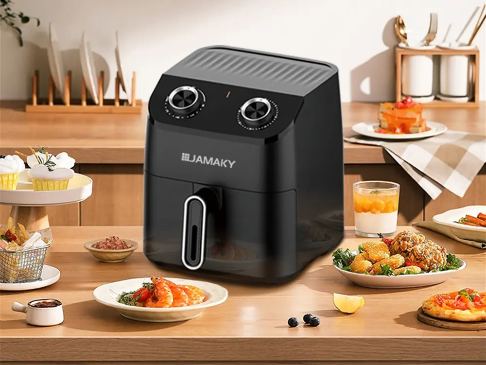 Jamaky Air Fryer without Oil, 1800W, 5.5L, Black, JMK5004