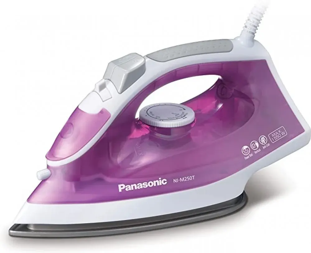 مكواة ملابس بخار باناسونيك ،1550 وات، قاعدة تيتانيوم ،بنك،IN.P250T