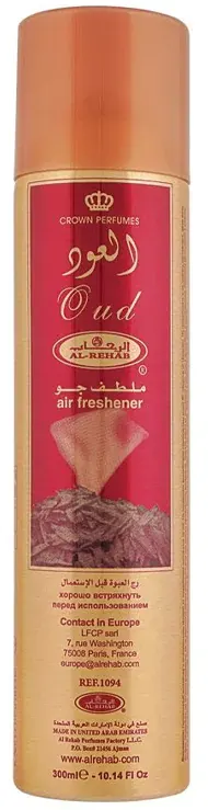 معطر جو سبراي الرحاب ، العود،300 مل ،جولد