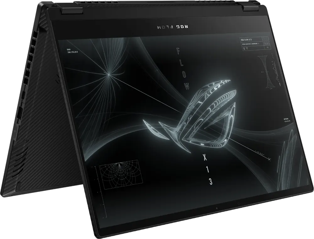 لاب توب اسوس روج فلو اكس 13 GV301RE-LJ118W  معالج AMD Ryzen 7 6800HS، رامات 16 جيجابايت، هارد ديسك  512 جيجا بايت SSD،  كارت شاشة NVIDIA GeForce RTX™ 3050 Ti سعة 4 جيجابايت، شاشة 13.4 بوصة دقة WUXGA ،  ويندوز 11، اسود