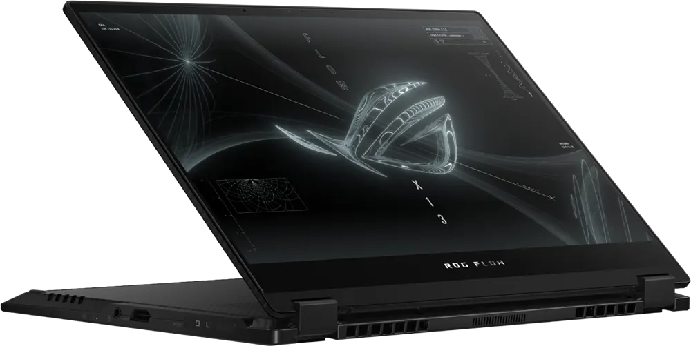 لاب توب اسوس روج فلو اكس 13 GV301RE-LJ118W  معالج AMD Ryzen 7 6800HS، رامات 16 جيجابايت، هارد ديسك  512 جيجا بايت SSD،  كارت شاشة NVIDIA GeForce RTX™ 3050 Ti سعة 4 جيجابايت، شاشة 13.4 بوصة دقة WUXGA ،  ويندوز 11، اسود
