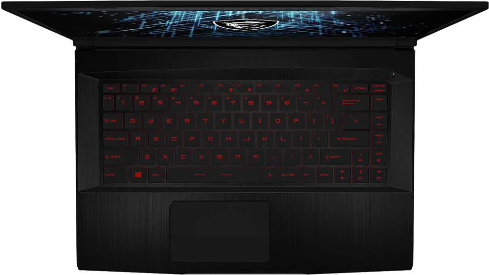 MSI GF63 Thin 11UC Laptop, Intel® Core™ I5-11400H, 11th Gen, 8GB RAM, 256GB SSD + 1TB HDD, NVIDIA® GeForce RTX™ 3050 4GB GDDR6, 15.6 Inch FHD, DOS, black