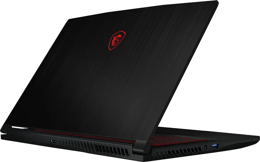 MSI GF63 Thin 11UC Laptop, Intel® Core™ I5-11400H, 11th Gen, 8GB RAM, 256GB SSD + 1TB HDD, NVIDIA® GeForce RTX™ 3050 4GB GDDR6, 15.6 Inch FHD, DOS, black