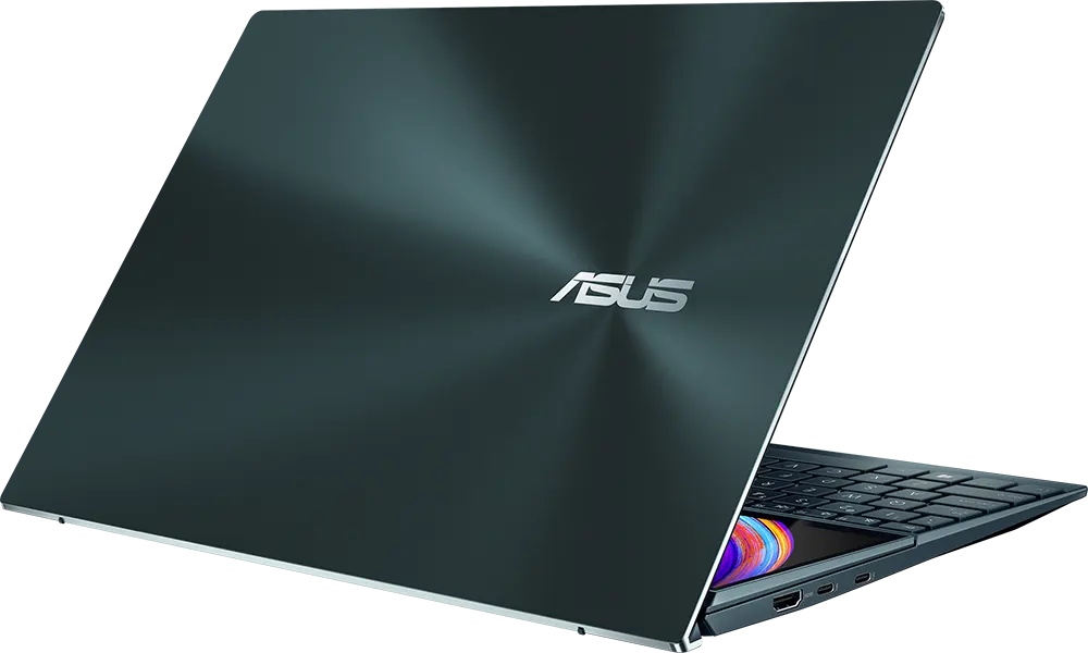 ASUS LAPTOP Asus Zenbook Duo UX482EGR-HY007W Intel Core  i7-1195G7, 16GB RAM, 1TB SSD Hard Disk,  NVIDIA GeForce, 14" FHD Touch Display, Windows 11, Blue