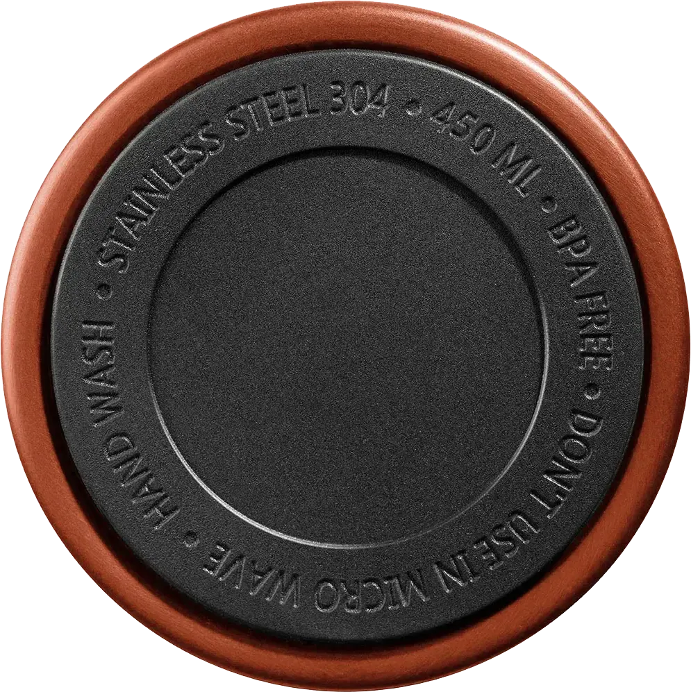 مج حراري تانك من الاستانلس، فليب كاب ، 450 مللي ،نحاسي