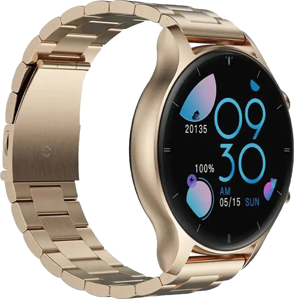 G-TIDE Smart Watch R1 Goldman ,1.32" Screen, Waterproof, Gold