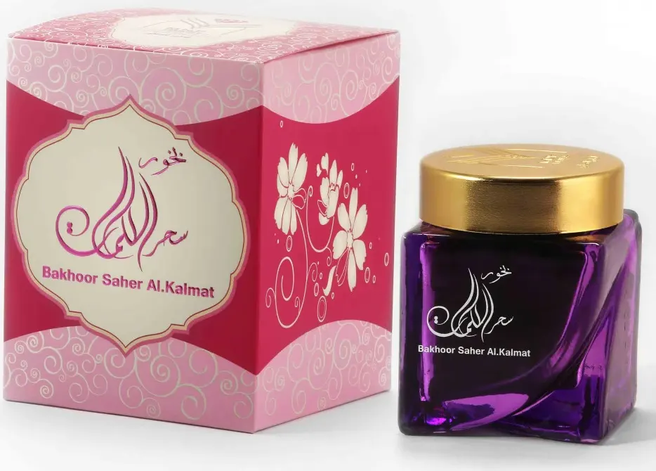 بخور الماس سحر الكلمات ، يتكون من الصندل و الورد البلغاري و العنبرو دهن العود والزيوت الشرقية ، 30 جم