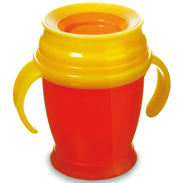 كوب أطفال بلاستيك لوفي، 250 مللي ، أحمر