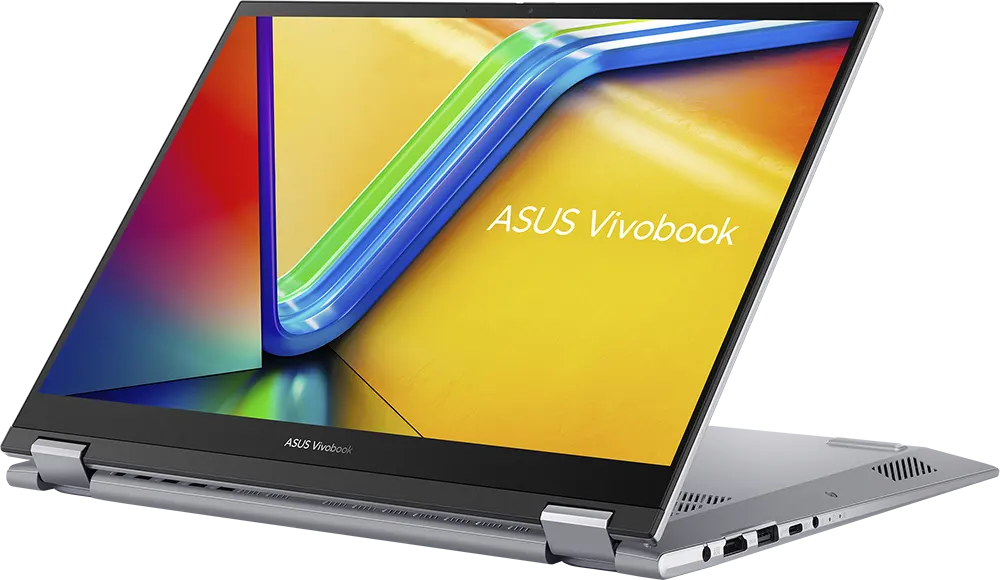 Laptop Asus Vivobook S 14 Flip TP3402ZA-LZ007W Intel Core i7-12700H, 8GB RAM, 512GB SSD Hard Disk, Intel UHD Graphics Card , 14.0” WUXGA Flip Touch Display, Windows 11 , Silver