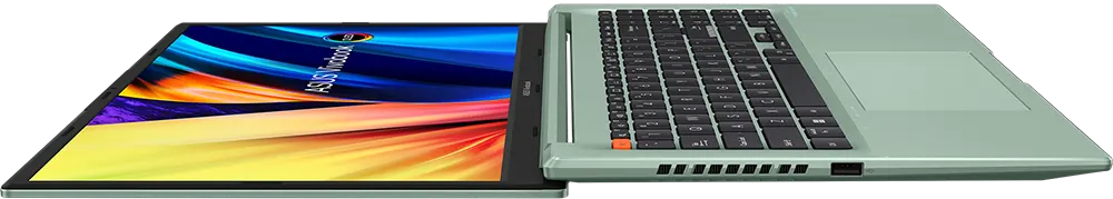Laptop ASUS Vivobook S 15 OLED K3502ZA-OLED005W Intel Core i5-12500H, 16GB RAM, 512GB SSD Hard Disk, Intel® Iris Xe Graphics Card, 15.6” FHD OLED Display, Windows 11 , Brave Green