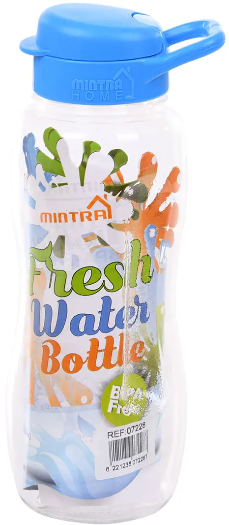 Mintra water bottle with snap cap, 500 ml, various colors