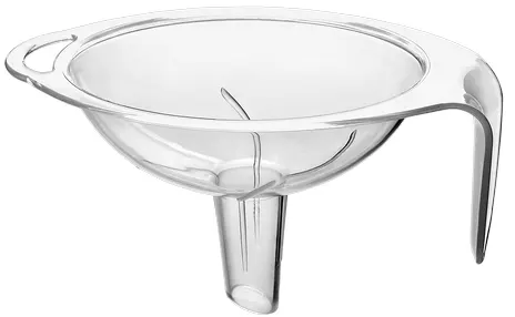 قمع بعصا من تيتيز ،مقاس 1 ،شفاف