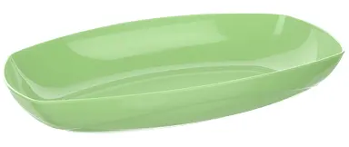 طبق بلاستيك بيضاوي من تيتيز، 25 سم ،ألوان، 9103