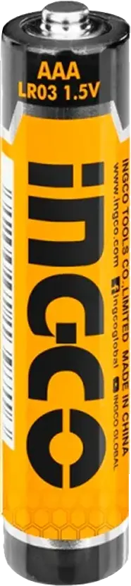 Ingco Pen Battery, 1.5V, AAA Size, Yellow, HAB3A01