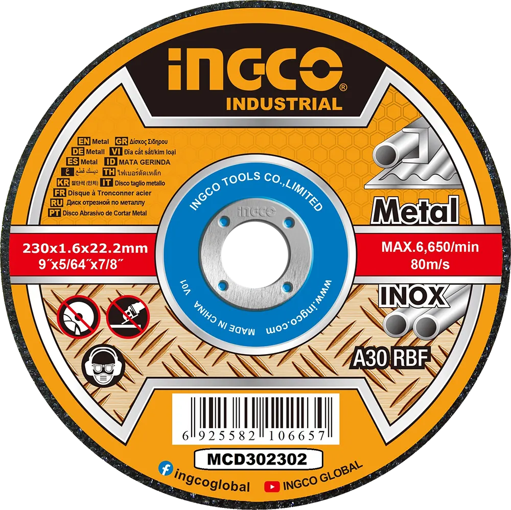 إنكو قرص قطع المعادن الكاشطة 9 بوصة، MCD302302