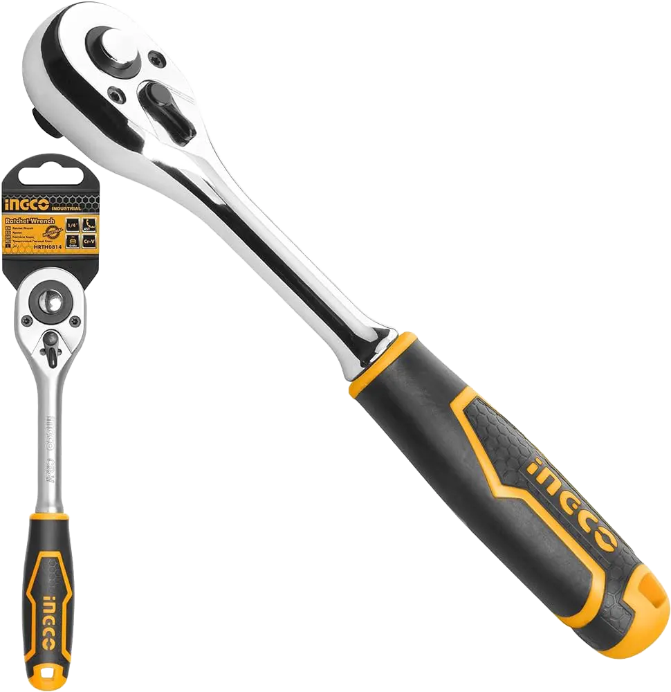 مفتاح ربط سقاطة من انجكو، محرك 1-4 بوصة، طول 155 ملم، HRTH0814