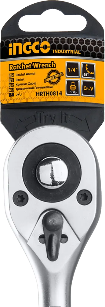 مفتاح ربط سقاطة من انجكو، محرك 1-4 بوصة، طول 155 ملم، HRTH0814