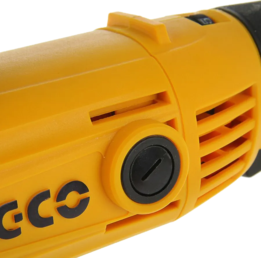 Ingco Professional Angle Grinder for Metalworking, 1010 Watt, Single Speed, Yellow, AG10108