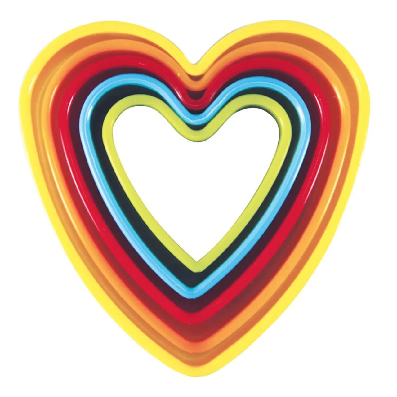Plastic cookie cutters, multi-purpose, colors