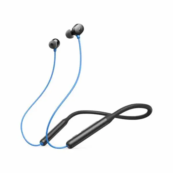 Anker R500 Wireless earbuds, Bluetooth 5.0, Water Resistant, Visible Controls, A3213Y11, Black x Blue