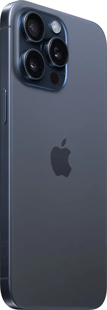 iPhone 15 Pro Max Single SIM Mobile, 512GB Internal Memory, 8GB RAM, 5G Network, Blue Titanium