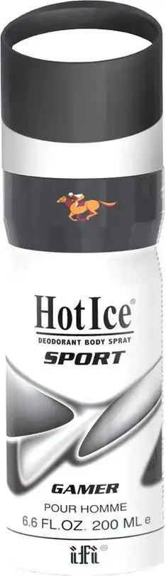 Hot Ice Sport gamer Pour Homme BODY SPRAY 200 ml