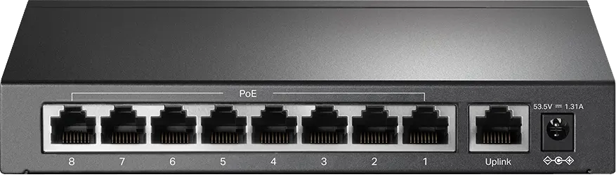 Ethernet Switch TP-Link 9-Port , 10-100Mbps, Black, TL-SF1009P