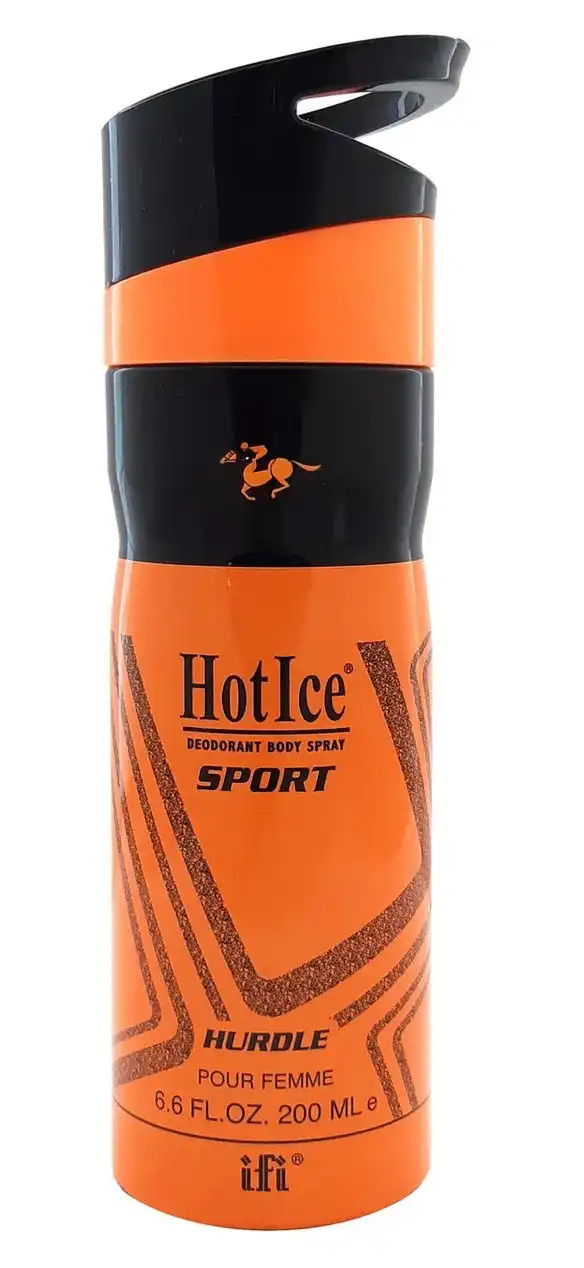 Hot Ice Sport Hurdle Pour Femme BODY SPRAY 200 ml Elghazawy Shop
