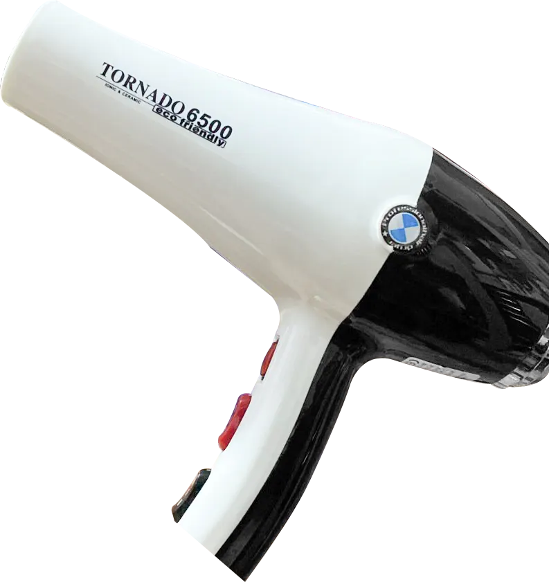 Tornado Hair Dryer, 2000 Watt, White, 6500