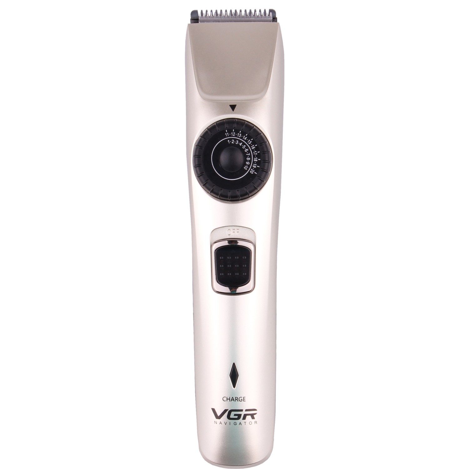 VGR Electric Hair Clipper for men, for dry use, Gold, V-031