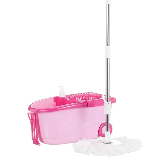 Flora Trendy Turkish Automatic Cleaning Bucket with Wheels , Colors
