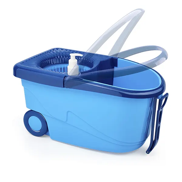 Flora Trendy Turkish Automatic Cleaning Bucket with Wheels , Colors