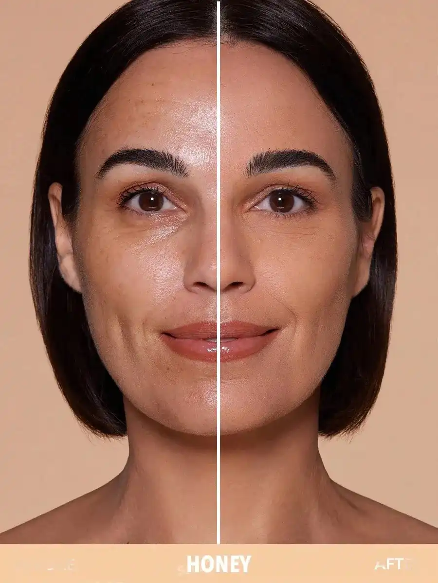 SHEGLAM SKIN FOCUS HIGH COVERAGE POWDER FOUNDATION HONEY