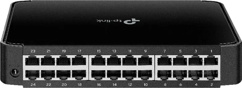 Ethernet Desktop Switch TP-Link 24-Port , 10-100Mbps, Black, TL-SF1024M