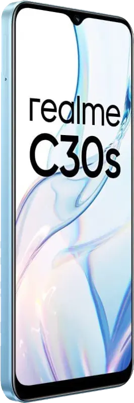 Realme C30S Dual SIM mobile phone, 32 GB internal memory, 2 GB RAM, 4G LTE, Stripe Blue