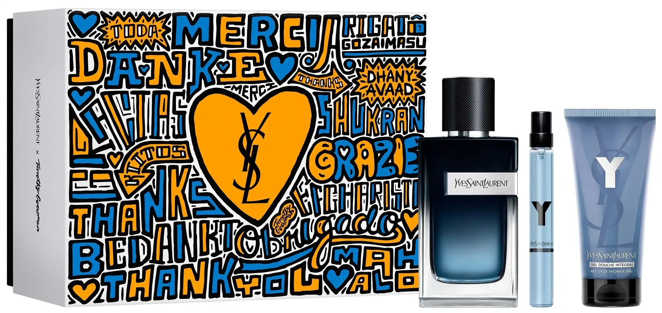 Y Men By Yves Saint Laurent For Men EDP 100 ML + 10 Ml + Shower Gel 50ml