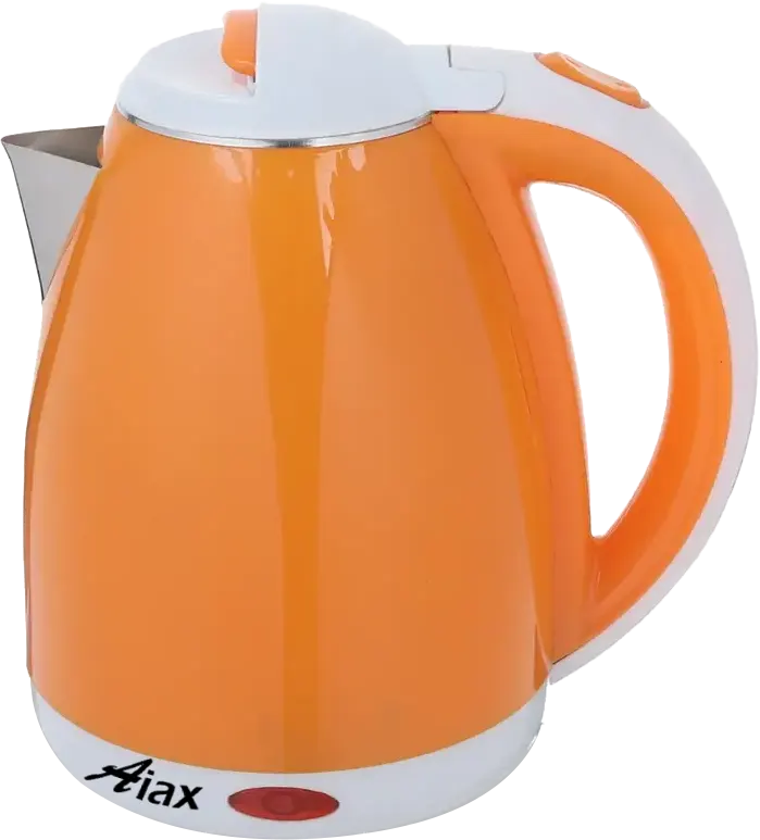 غلاية مياه كهربائية سيليكون اياكس 2 لتر، 1800 وات، برتقالي، KGK-20S