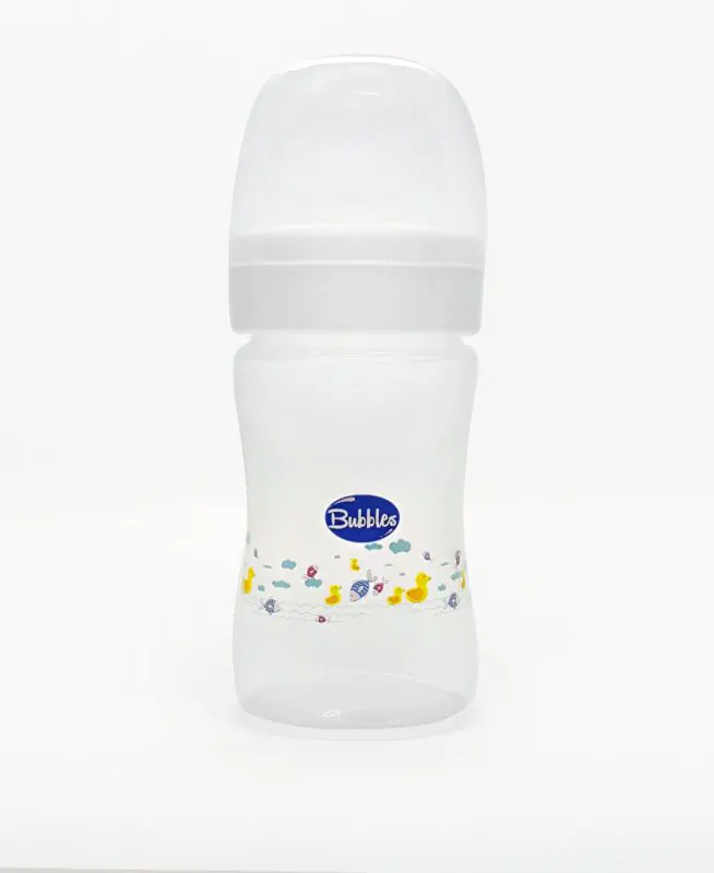 ببرونة كلاسيك للاطفال بدون يد من بابلز ،180 مل، أبيض