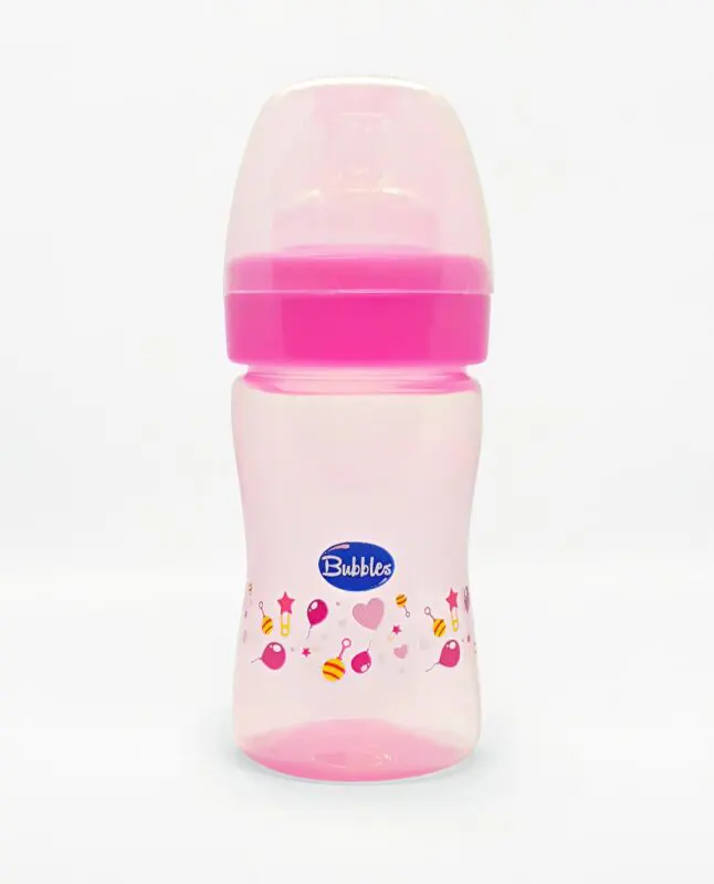 ببرونة كلاسيك للاطفال بدون يد من بابلز ،180 مل، بينك
