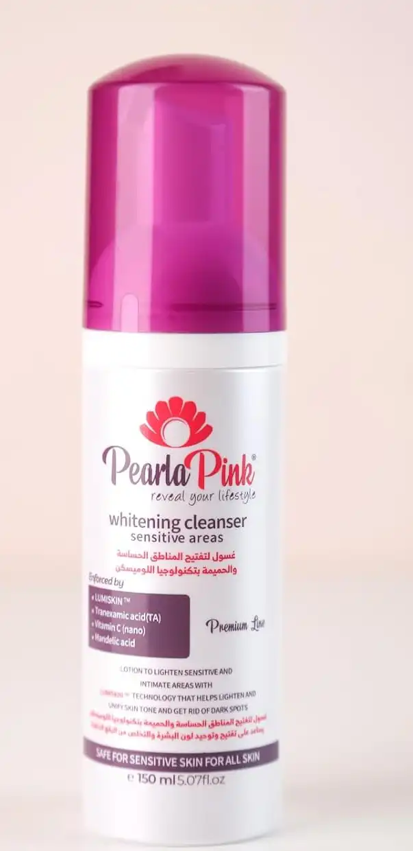 Perla Pink Foam Lightening Wash for Sensitive Areas 150 ml