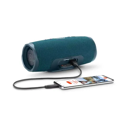 JBL Charge Essential Speaker, 5 Watt, Bluetooth, Waterproof, Navy
