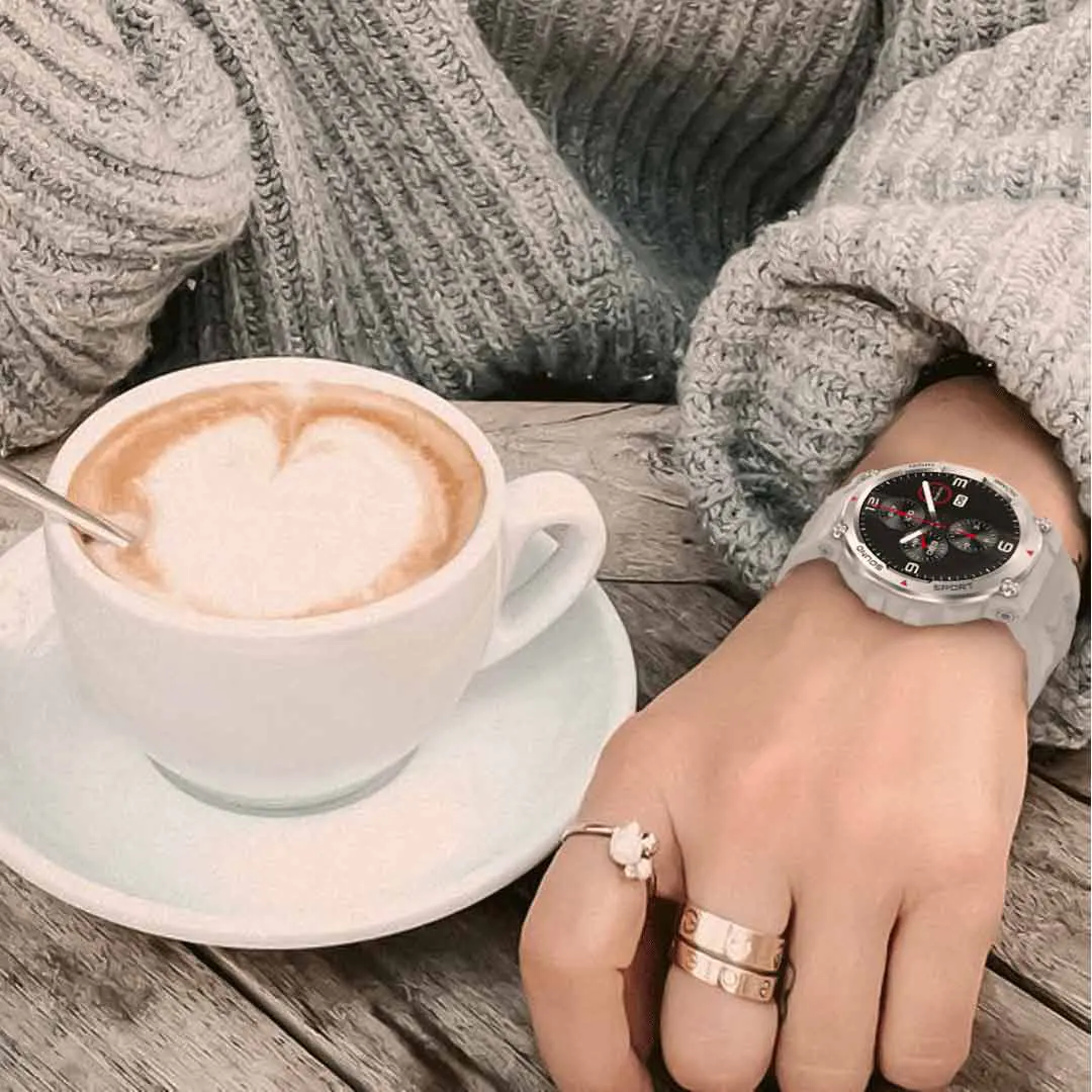 ساعة جرين ليون ادفنشر الذكية ،شاشة 1.44 بوصة تعمل باللمس، مقاومه للماء ،بطارية 380 مللي أمبير،رصاصي،GNADSWGRY