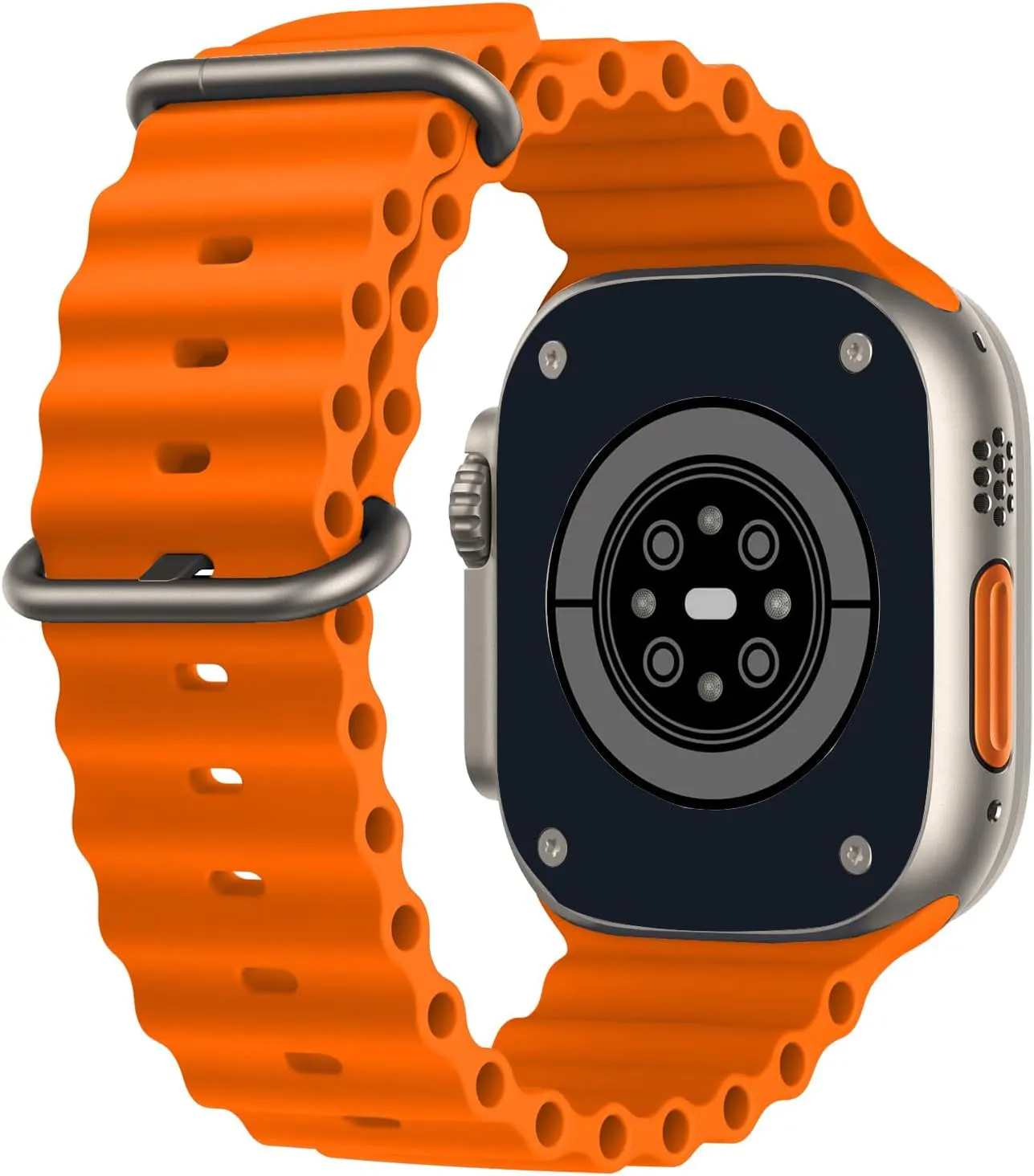 ساعة جي تاب الترا الذكية ،شاشة 2.02 بوصة تعمل باللمس، مقاومه للماء ،بطارية 300 مللي أمبير،برتقالي،FT8 PRO