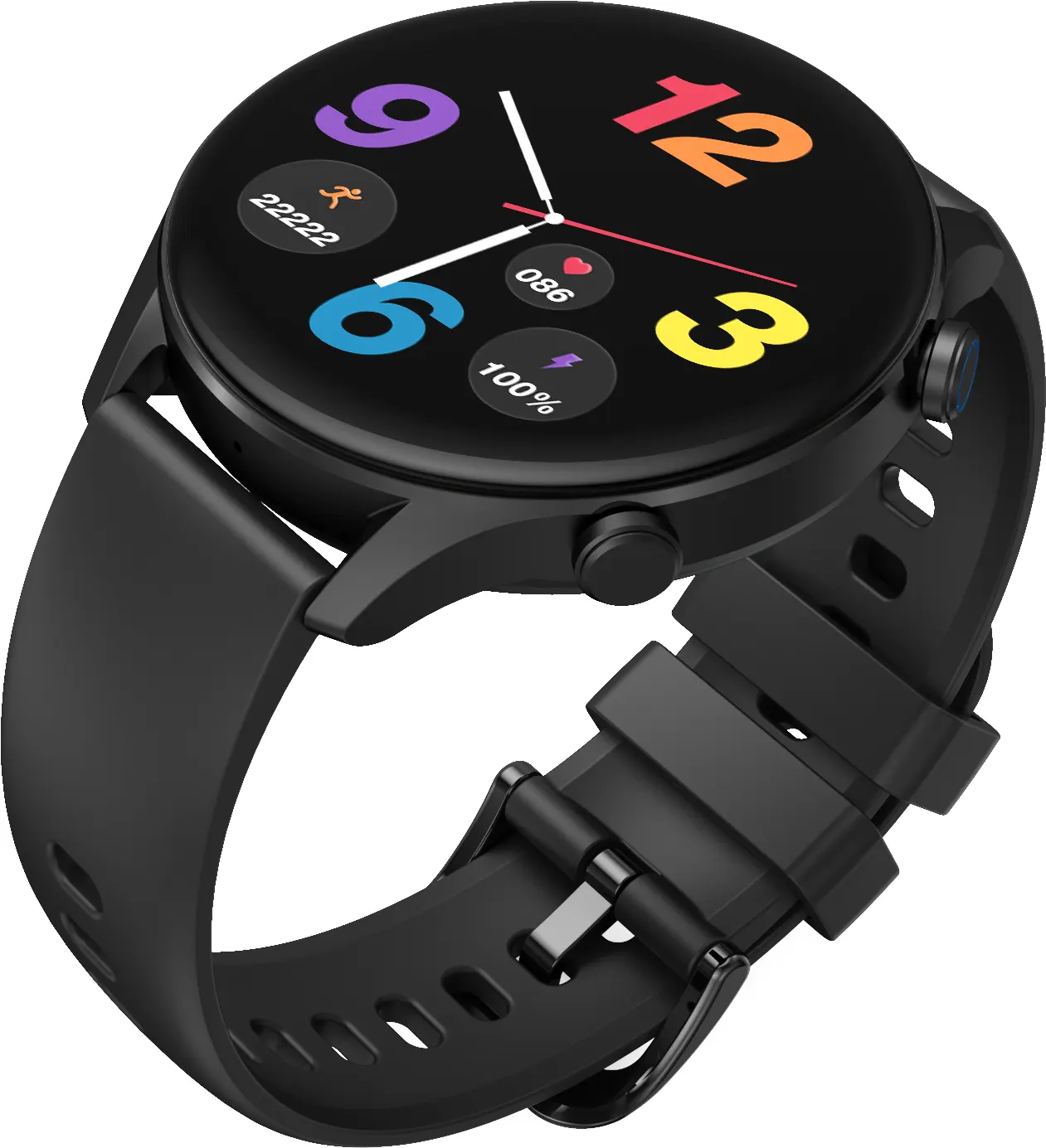 G-Tab Smart Watch, 1.43 inch touch screen, water resistant, 300 mAh battery, black, GT7