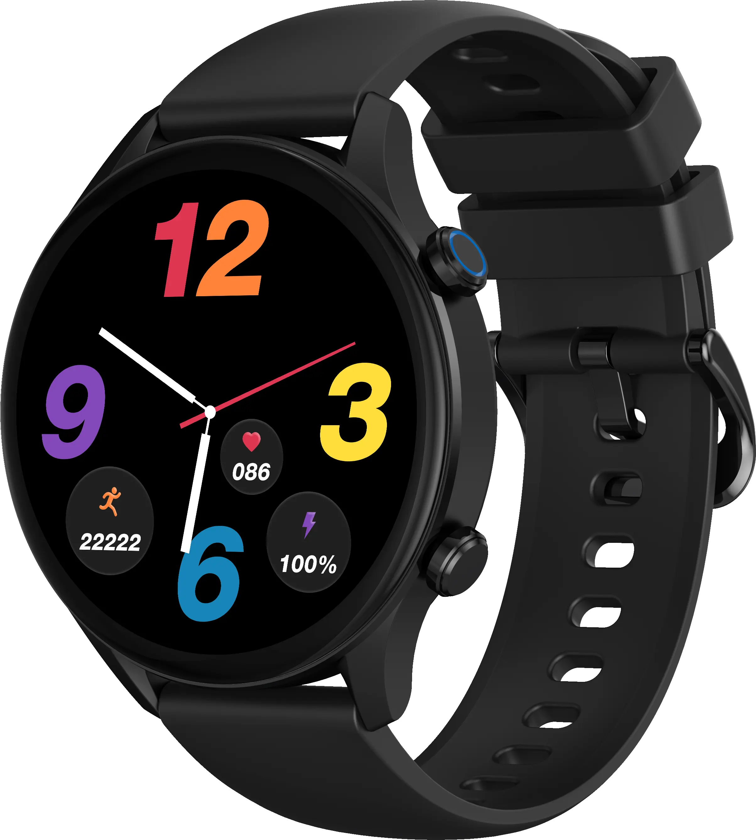 G-Tab Smart Watch, 1.43 inch touch screen, water resistant, 300 mAh battery, black, GT7