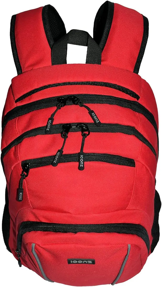 Iconz laptop backpack, 15.6 inches, red, 4046