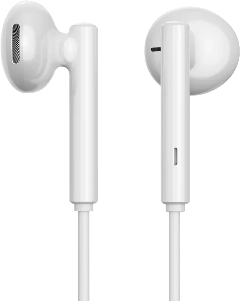 سماعة أذن سلكية جوي روم، موصل من النوع C، ميكروفون مدمج، أبيض، JR-EC05