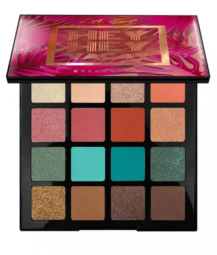 LA Girl High Hi Vacay Eyeshadow Palette, G43085, 16 Colors